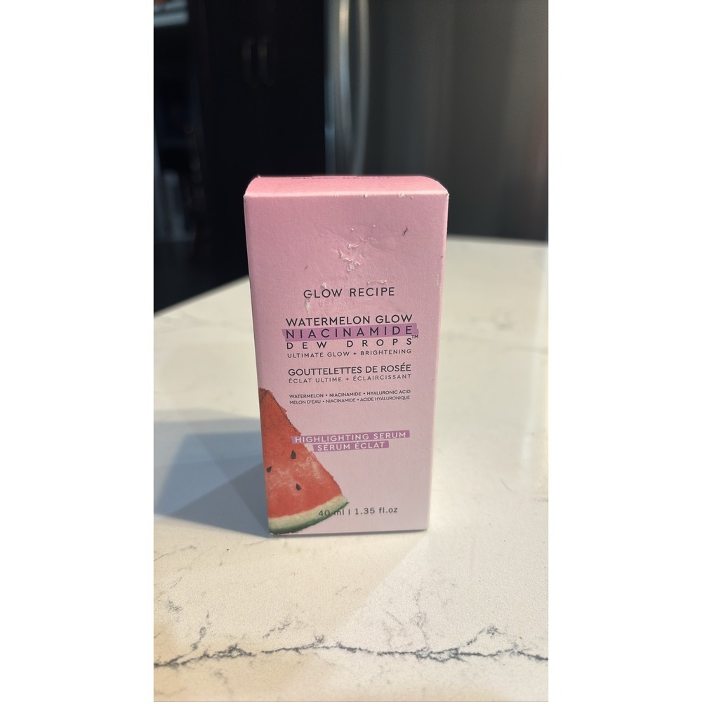 Glow Recipe Watermelon Glow Niacinamide Dew Drops Serum 40ml 1.35oz Sealed